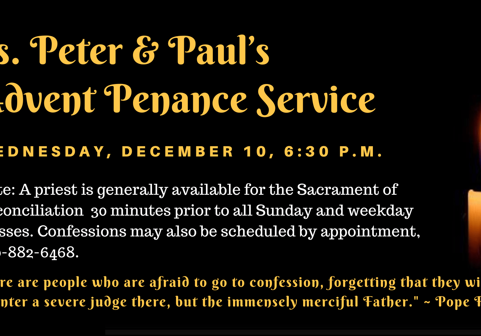 Penance Service Advent 2025